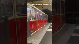 Lyon funiculaire FOURVIERE 🇫🇷 [upl. by Hodess]