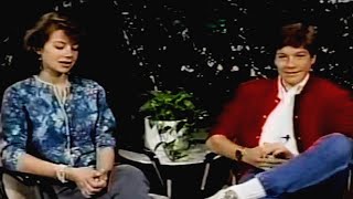 Jason and Justine Bateman Interview from 1985 [upl. by Bevis]