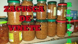 Am facut ZACUSCA DE VINETE  RETETA si cum se prepara [upl. by Hefter817]