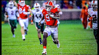 Travis Etienne Career Highlights 20172020  Clemson RB 9 [upl. by Ayam]