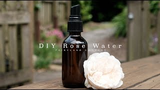 Homemade Rose Water Toner  Simple and Low waste [upl. by Debora]