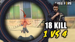 Back with Cupid Scar Solo vs Squad Ajjubhai OverPower Gameplay  Garena Free Fire [upl. by Purity]