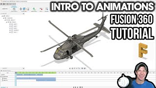 Getting Started Creating ANIMATIONS in Fusion 360  Beginners Start Here [upl. by Eaves]