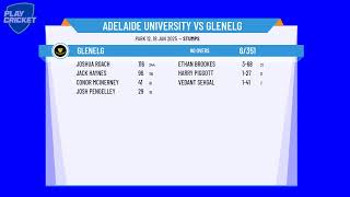 Adelaide University v Glenelg [upl. by Oirelav648]