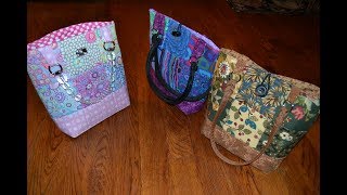 EPISODE 59  Part 1 Quilted Fully Lined Tote Bag Tutorial [upl. by Anyat]