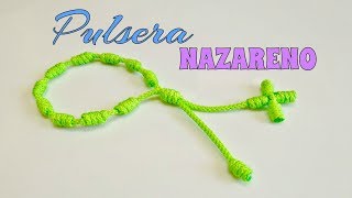 PULSERA de NUDOS FRANCISCANOSNAZARENODECENARIO paso a paso [upl. by Goodhen]