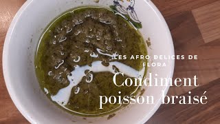 Condiment pour poisson braisé cameroun [upl. by Ttam]