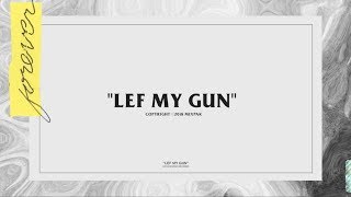 Popcaan  Lef My Gun Official Lyric Video [upl. by Yaya]