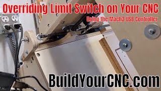 Mach3 USB Overriding Limit Switches on a CNC Router [upl. by Mok]