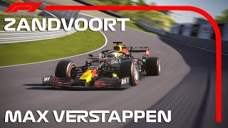 Max Verstappen 2021 Zandvoort Pole Lap [upl. by Scoles]