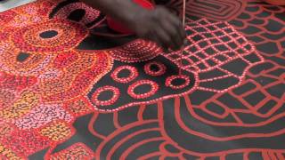 Aboriginal Artist Nellie Marks Nakamarra 1017 [upl. by Tasha]