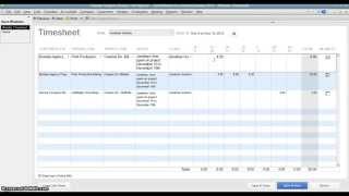 Using Quickbooks Timesheets [upl. by Aluap]