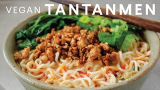 TANTANMEN  Vegan Ramen Recipe [upl. by Idonna187]