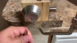 Pick A Deadbolt Lock SUBSCRIBE [upl. by Meehar]