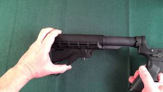 AR15 Buttstock removal and replacement [upl. by Japheth]