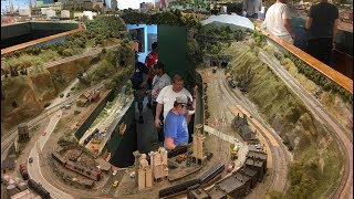 MASSIVE HO Scale Model Train Layout Chesapeake Bay and Western [upl. by Ellis]