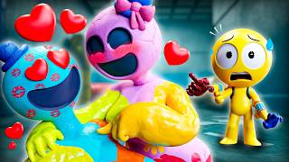 DOEY THE DOUGHMAN FALLS in LOVE Poppy Playtime 4 Animation [upl. by Nahshu610]