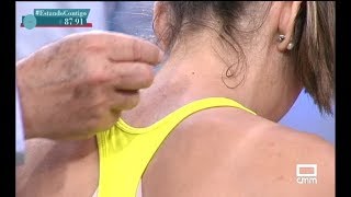 Acupuntura dolor de cuello  Estando Contigo  CMM [upl. by Pitt]