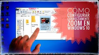 Cómo configurar el ZOOM de pantalla en Windows 10 [upl. by Suirtimid]