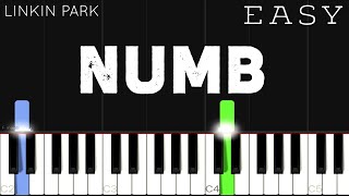 Linkin Park  Numb  EASY Piano Tutorial [upl. by Ferren983]