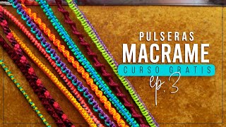 10 PULSERAS FÁCILES Y RÁPIDAS 💥» Ep 31  pulseras de hilo  friendship bracelets ● Curso de Macrame [upl. by Jeffery374]