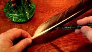 ASMR Making A Quill Pen [upl. by Hourigan]