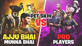 AJJUBHAI AND MUNNABHAI VS WORLD BEST PRO PLAYER CLASH SQUAD BATTLE GAMEPLAY  GARENA FREE FIRE [upl. by Pantheas951]