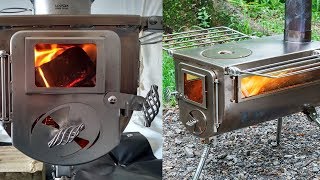 Woodlander DBL View  Epic Wood Stove for Winter Camping by Winnerwell [upl. by Alison465]