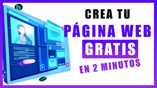 Cómo crear una PÁGINA WEB GRATIS en menos de 2 minutos 🚀2025 ⚡️Profesional Rápido y Seguro ✅ [upl. by Auop]