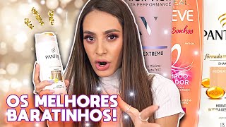 TOP 5 MELHORES SHAMPOOS BARATOS que DEIXAM o CABELO LISO [upl. by Aeduj]