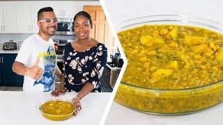 How To Make Curry Channa amp Aloo  Foodie Nation [upl. by Eittam]