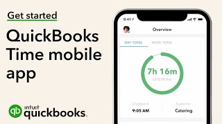 How to get started on the QuickBooks Time mobile app [upl. by Acirej]