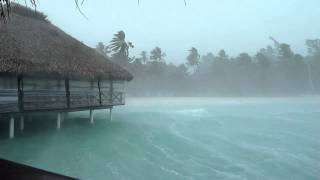 Maldives Tropical Storm  Medhufushi May HD [upl. by Nahtad]