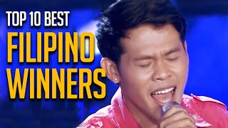 Top 10 Filipino🇵🇭 WINNER Auditions Worldwide [upl. by Doralin424]