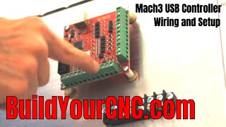 Mach3 USB Controller  Setup wiring and Configuration Part 1 [upl. by Arymahs901]