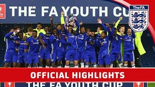 Chelsea 51 Man City  201617 FA Youth Cup Final Second Leg  Official Highlights [upl. by Knowland]