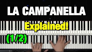 HOW TO PLAY  LISZT  LA CAMPANELLA PIANO TUTORIAL LESSON Part 1 of 2 [upl. by Williams]