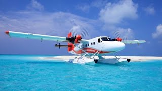 MOST BEAUTIFUL FLIGHT IN THE WORLD Maldives seaplane transfer [upl. by Kerns301]