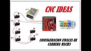 Conexión y configuración de Limit Switch Mach3 [upl. by Eniamrehc828]