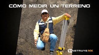 CÓMO MEDIR UN TERRENO 12  TEODOLITO Y CINTA  TOPOGRAFÍA [upl. by Yseulte298]