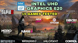 Intel UHD Graphics 620 Test in 15 Games  2020 [upl. by Ecertap649]