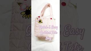 Quick amp Easy Quilted Tote bag [upl. by Sabba]