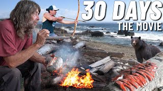 30 Day Survival Challenge Vancouver Island  THE MOVIE [upl. by Diao]