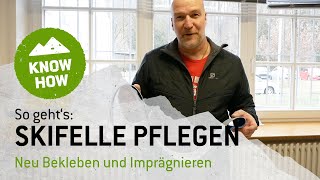 Skifelle neu bekleben So gehts [upl. by Akenal]