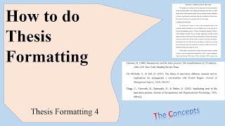 How to Format Thesis in APA [upl. by Nnylg]