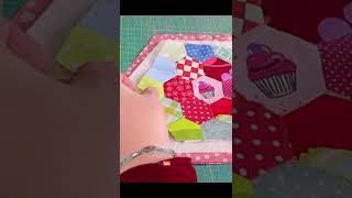 Quilted Hexagon Mug Rug Tutorial [upl. by Mayhew]