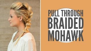 How to Faux Mohawk Pull through Braid [upl. by Veleda100]