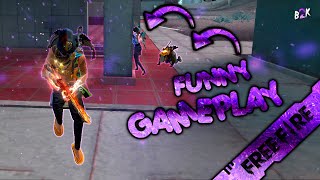 B2K FUNNY GAMEPLAY DUO  FREEFIRE [upl. by Adlesirc]