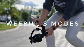 Zhiyun Weebill S Modes  Get To Know Your Gimbal [upl. by Friedrich]