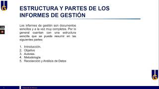 Elaboración de Informes de Gestión [upl. by Pontone527]